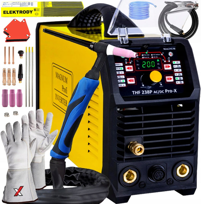 WELDING MACHINE MAGNUM TIG THF 238 PRO-X AC/DC Bi LEVEL