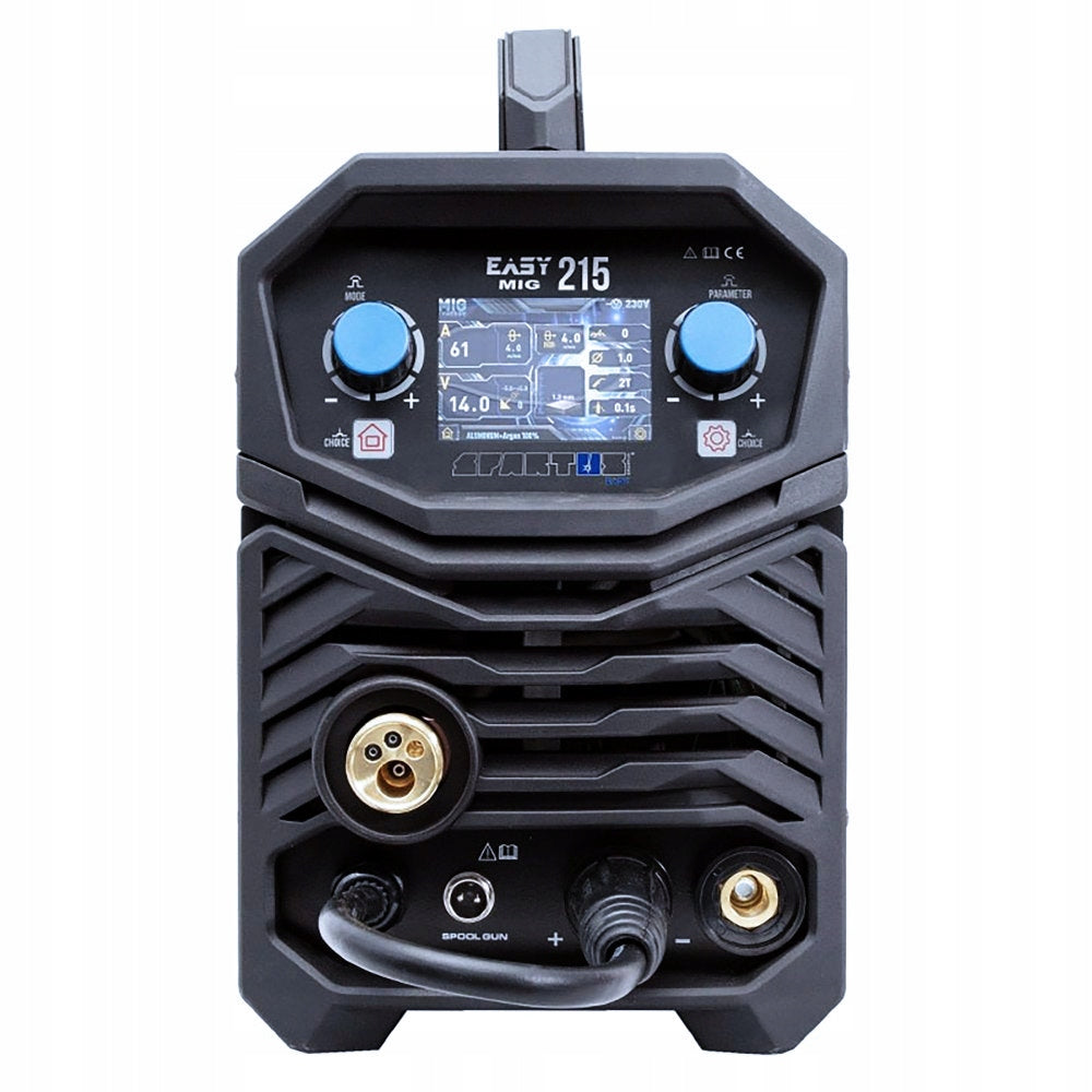 WELDING MACHINE MIGOMAT EASY MIG 215 MMA IGBT 3IN1 SYNERGY SPARTUS Manufacturer code EASYMIG215-PAK-15-3