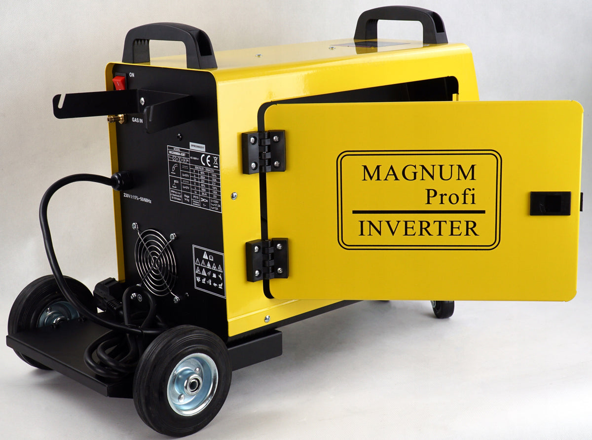 WELDING MACHINE MIGOMAT MAGNUM MIG 200 MMA KN 230V 200A SET WIRE REDUCER IGBT Brand Magnum