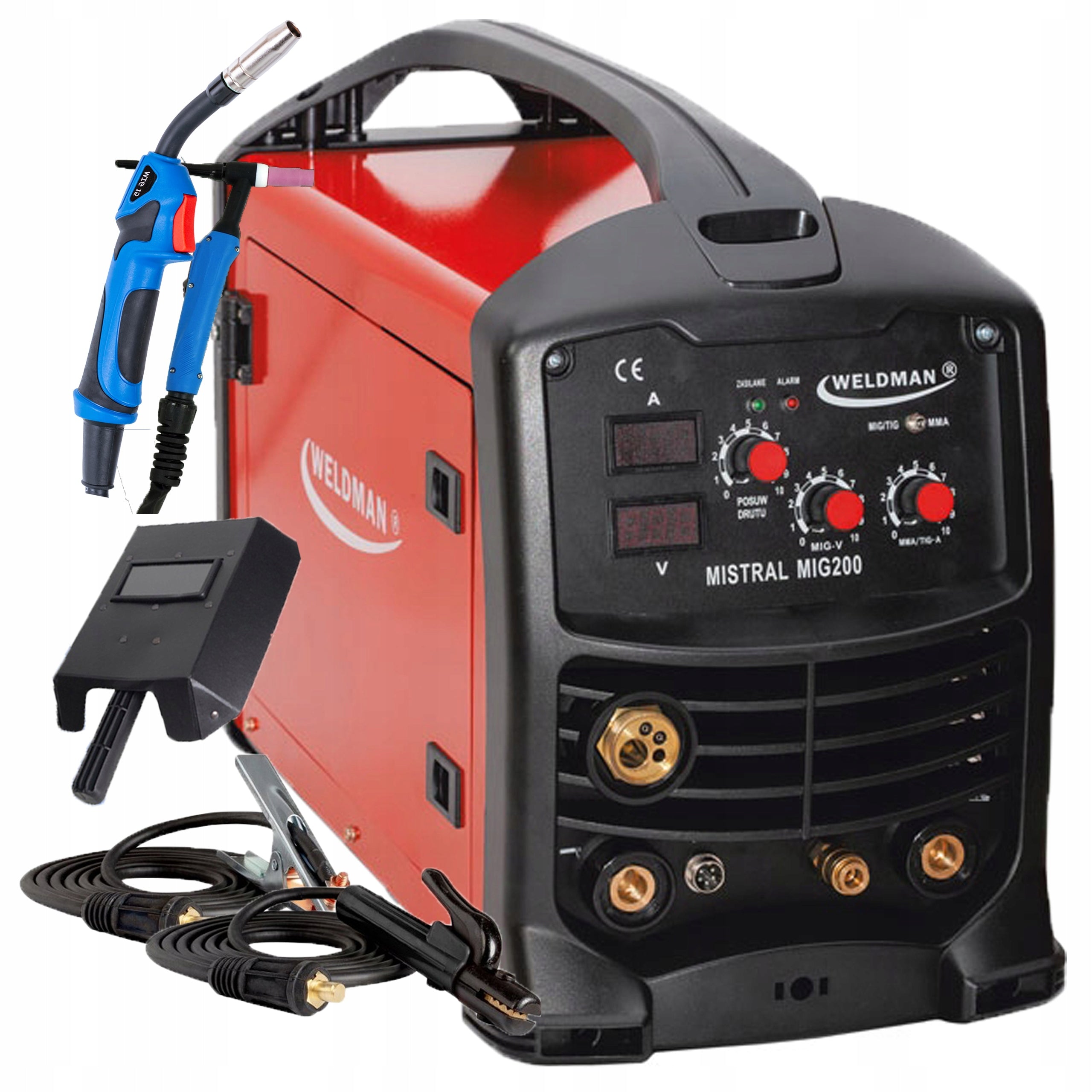 WELDING MACHINE MIGOMAT TIG WELDMAN MISTRAL 200 MMA 3W1 200A