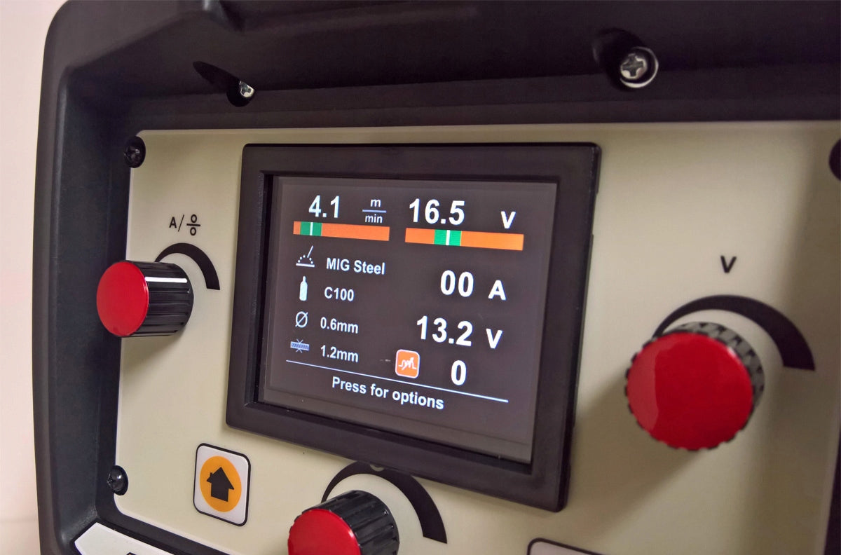 WELDING MACHINE POWER MIG 210 LCD SYNERGY MIGTIG SET Manufacturer code 104 722_pakiet2