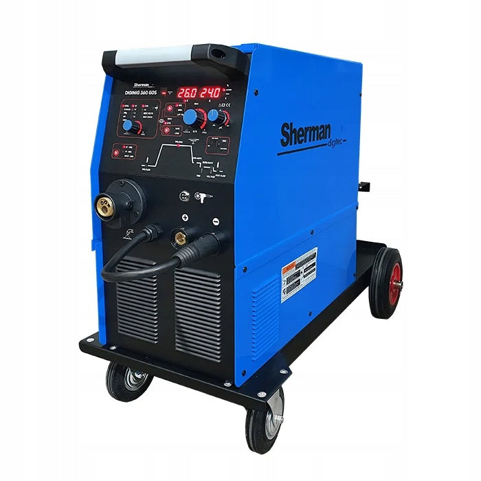 WELDING MACHINE SHERMAN DIGIMIG 360 GDS MIG MMA TIG 400V 360A ALU SYN 3IN1