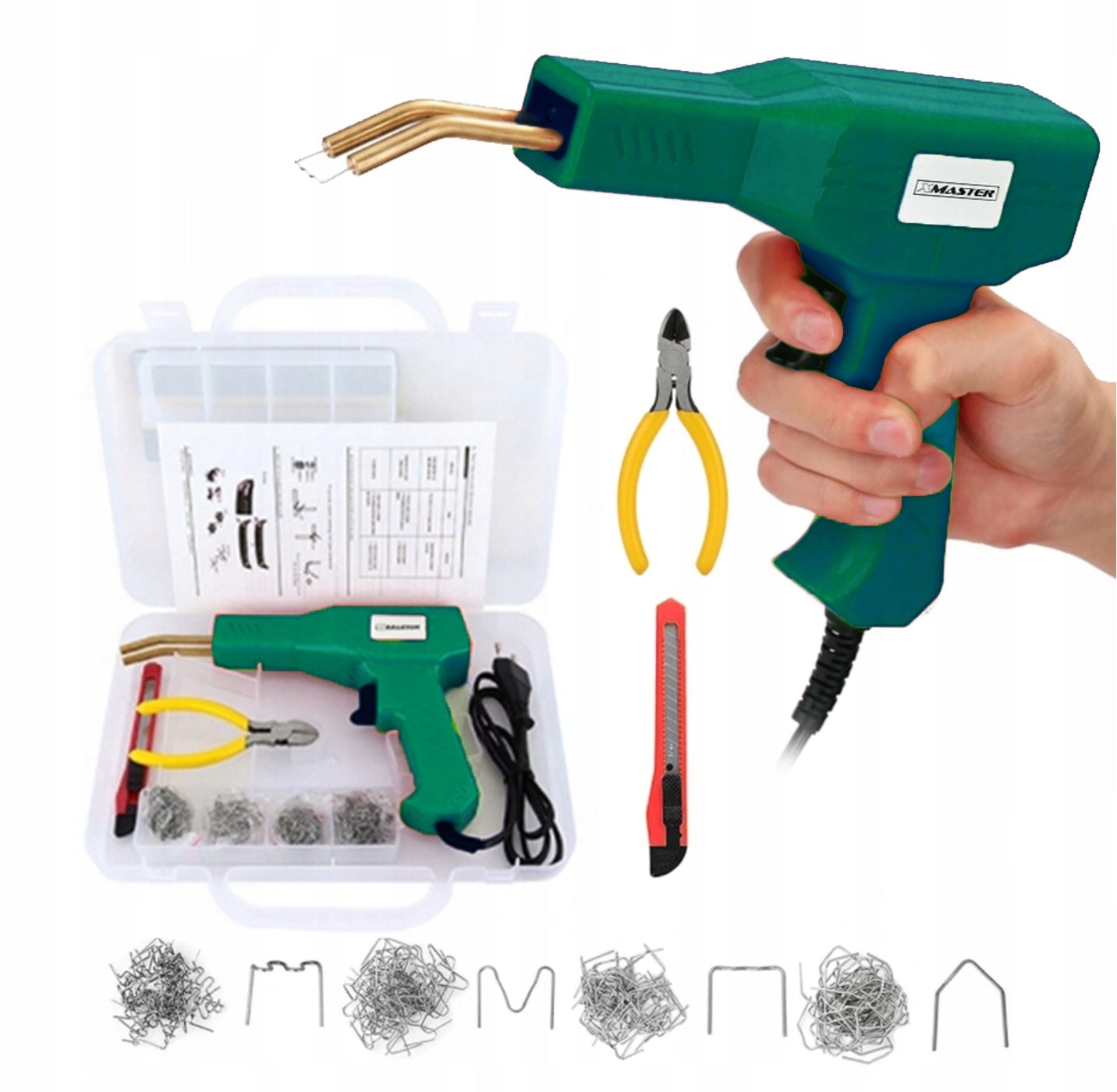 WELDING MACHINE SOLDERING IRON FOR PLASTIC +STAPLES
