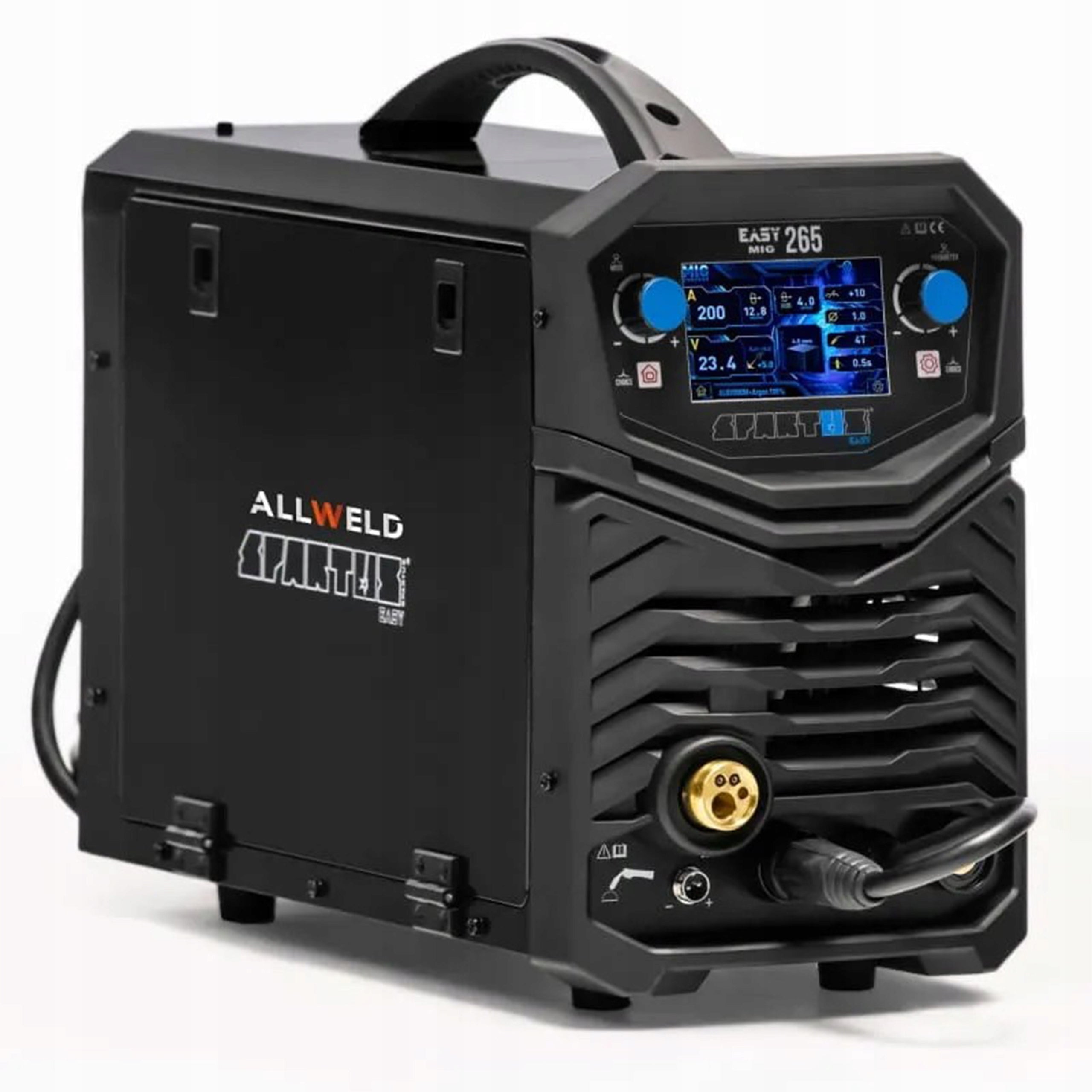 WELDING MACHINE SPARTUS EASY MIG 265 400V 250A 4-ROLL TIG LIFT MMA 2T/4T VRD Manufacturer code EASYMIG265-PAK-24-3