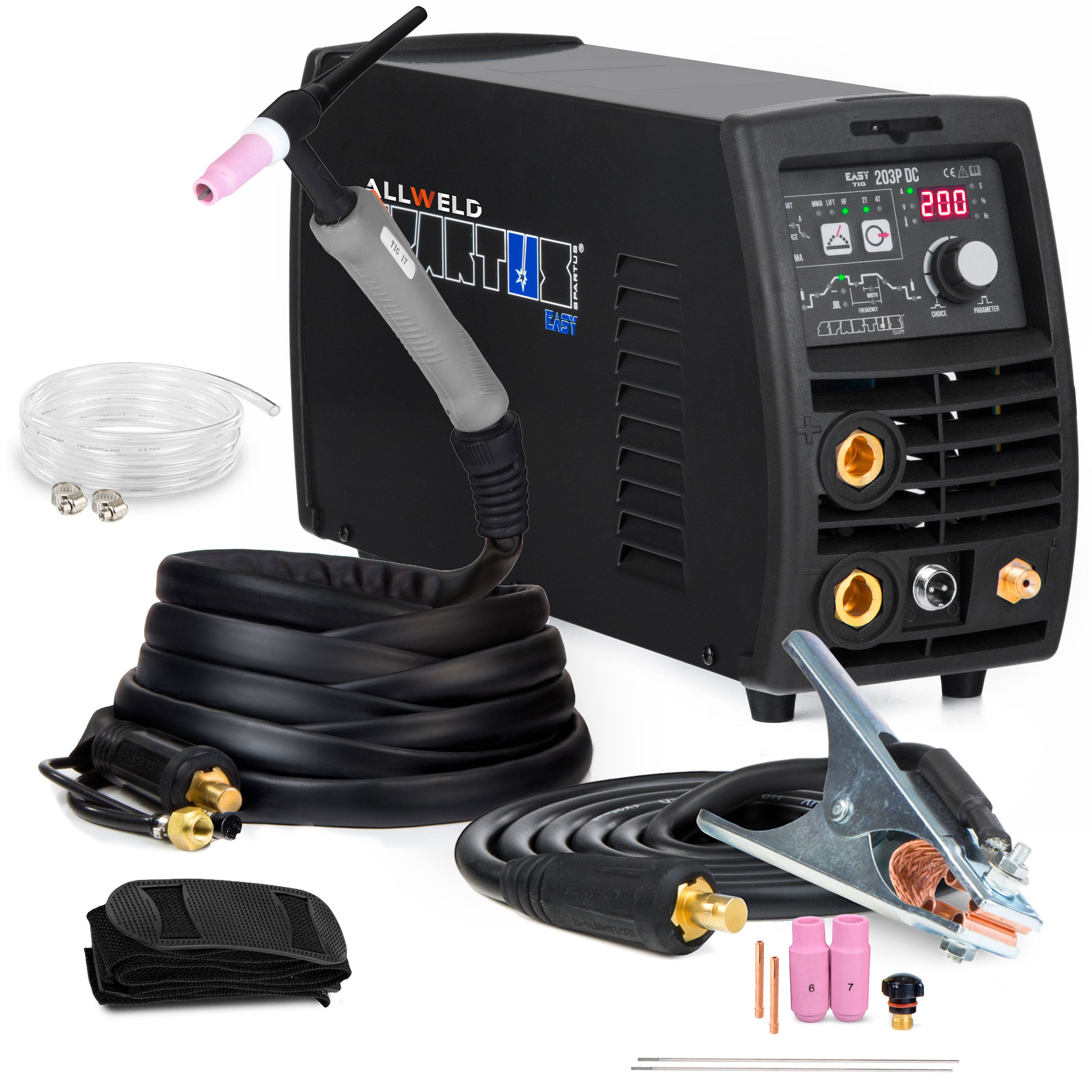WELDING MACHINE SPARTUS TIG DC PULSE MMA 230V 200A IGBT