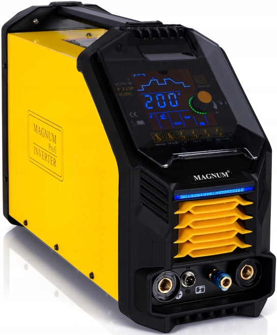 WELDING MACHINE TIG HF FOR ALUMINIUM MAGNUM TIG HF THF 223 PULSE AC/DC BI LEVEL MMA Brand Magnum