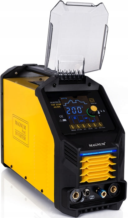 WELDING MACHINE TIG HF FOR ALUMINIUM MAGNUM TIG HF THF 223 PULSE AC/DC BI LEVEL MMA Manufacturer code U I THF238PRO-X ZESTAW#1