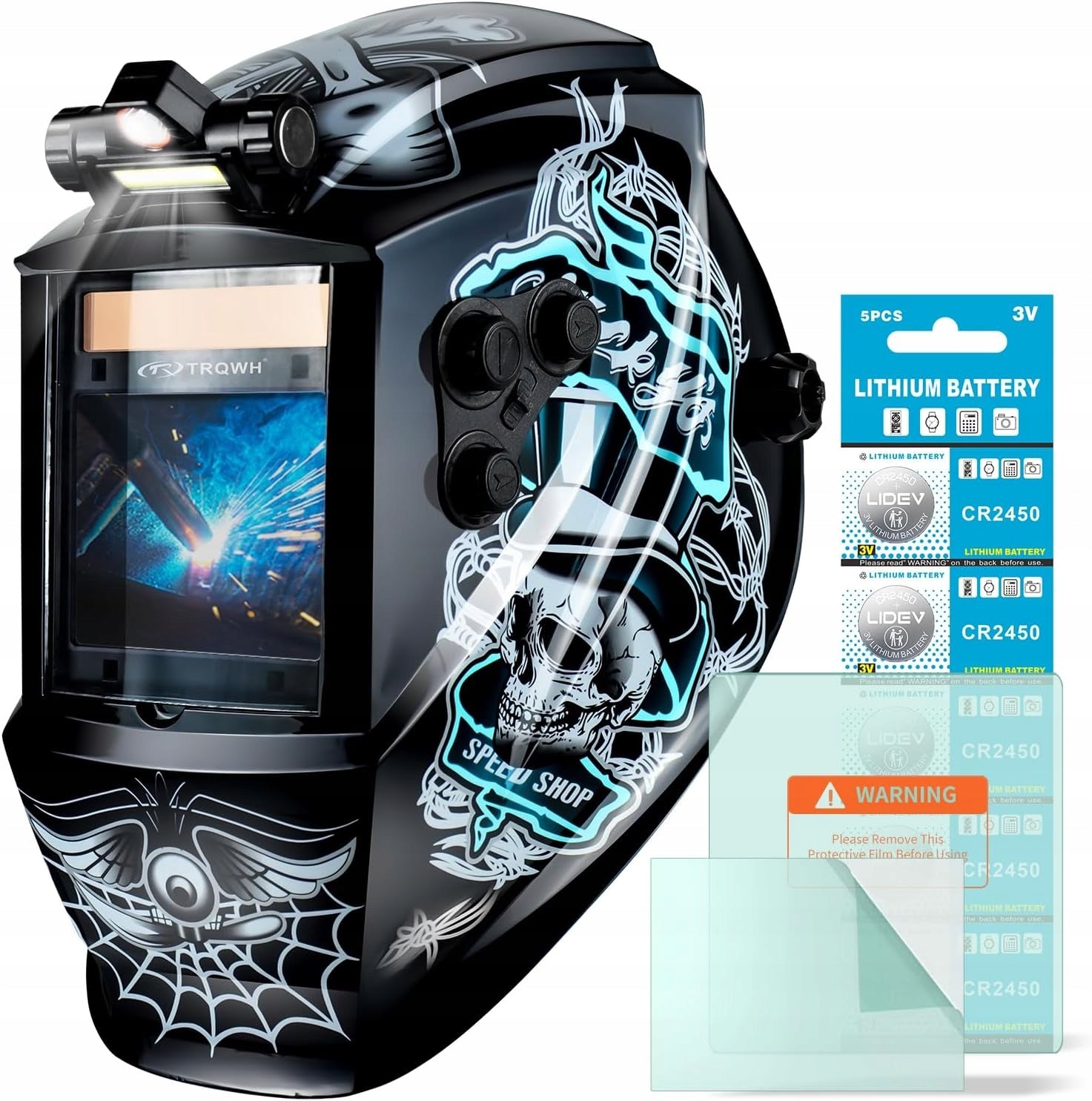 WELDING MASK SELF-TINTING VISOR TRUE COLOR LD14 WITH 4 SENSOR