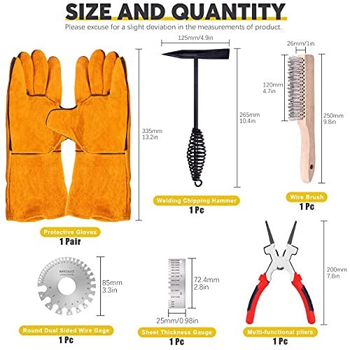 WELDING TOOLS SET OF 6 HAMMER PLIERS BRUSH FOR WELDERS Manufacturer code SWC5908151192733