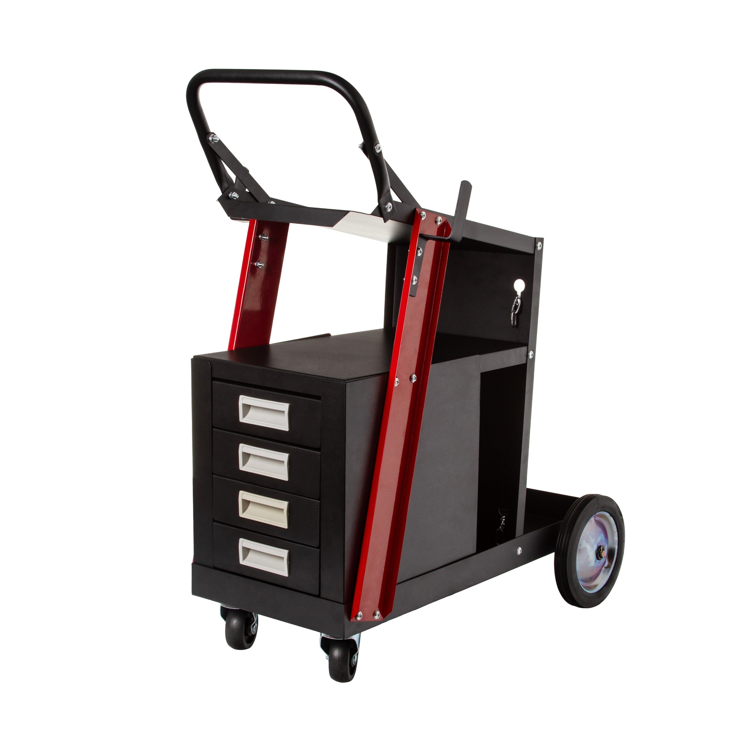 WELDING TROLLEY FOR WELDING MACHINES 4 DRAWERS + CYLINDER SHELF EAN (GTIN) 5901969135626