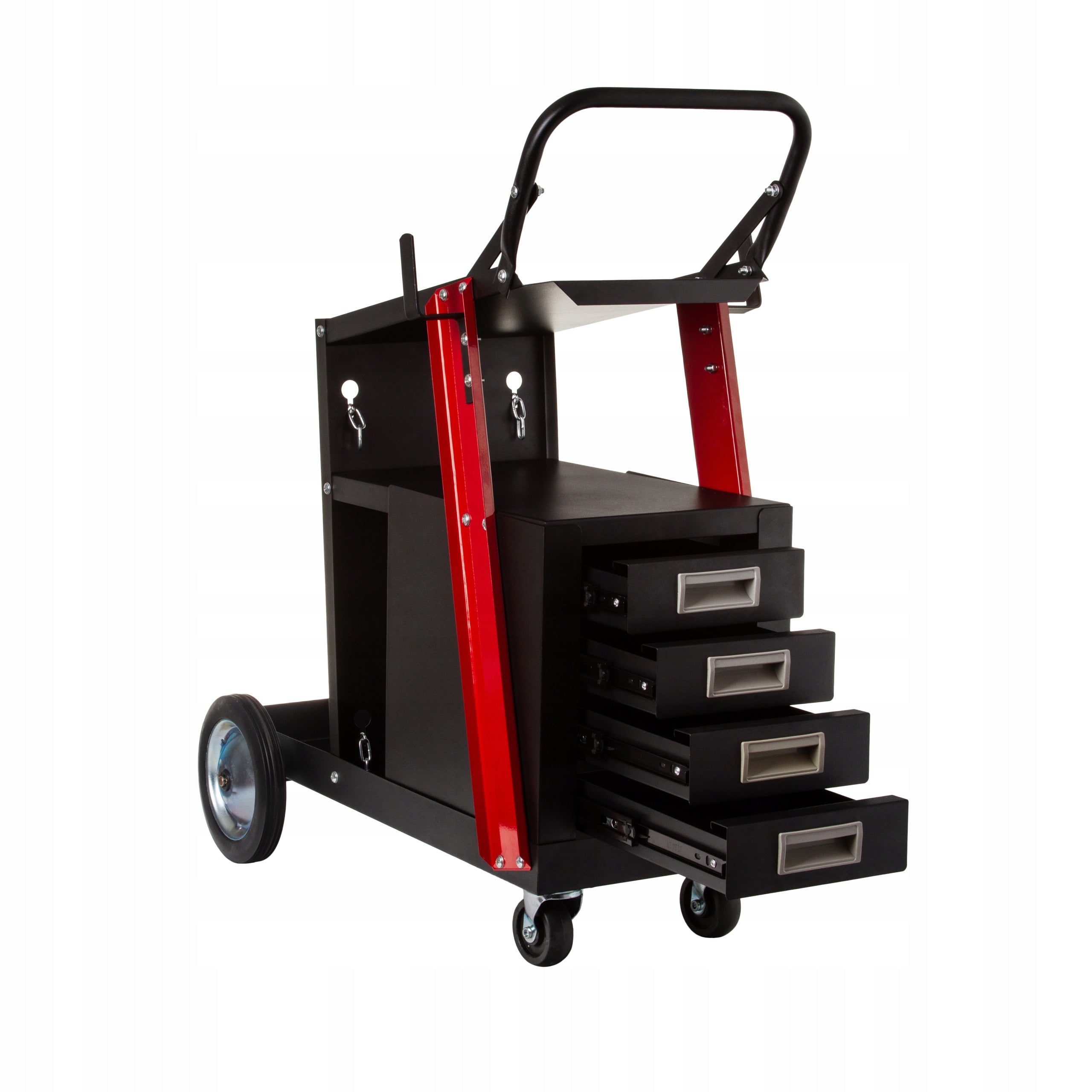 WELDING TROLLEY FOR WELDING MACHINES 4 DRAWERS + CYLINDER SHELF Manufacturer code M66612R