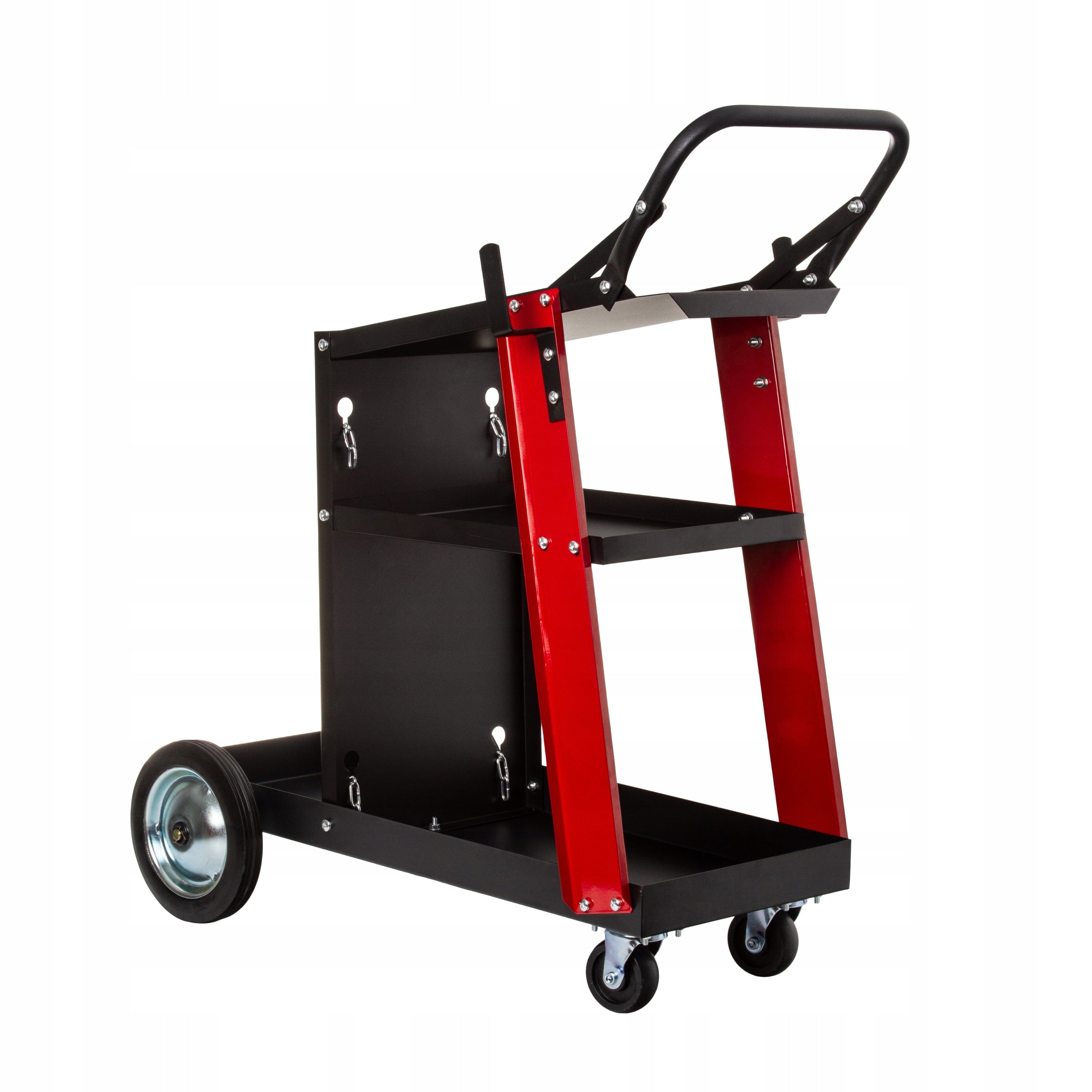 WELDING TROLLEY FOR WELDING MACHINES WITH SHELF SPACE FOR CYLINDER 3 SHELVES Manufacturer code M66610R