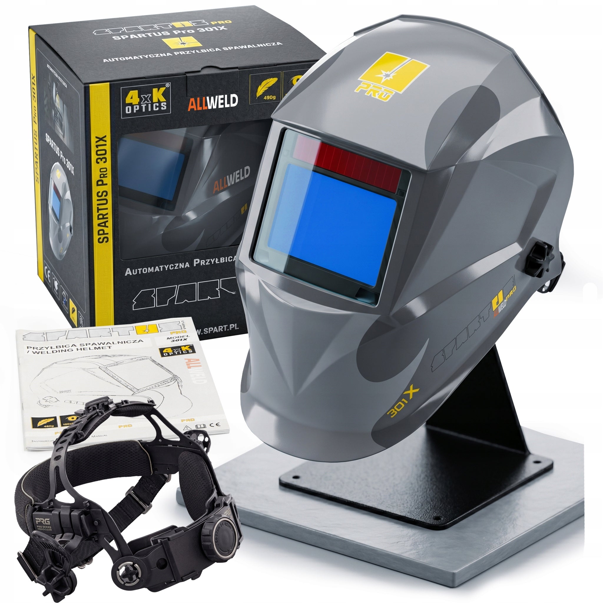 WELDING VISOR SELF-TINTING MASK AUTOMATIC SPARTUS PRO 301X