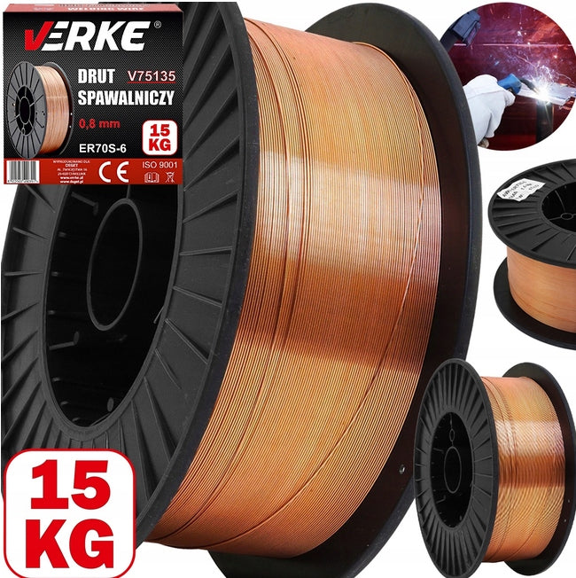 WELDING WIRE FOR MIGOMAT WELDING MACHINE 0,8 mm 15KG