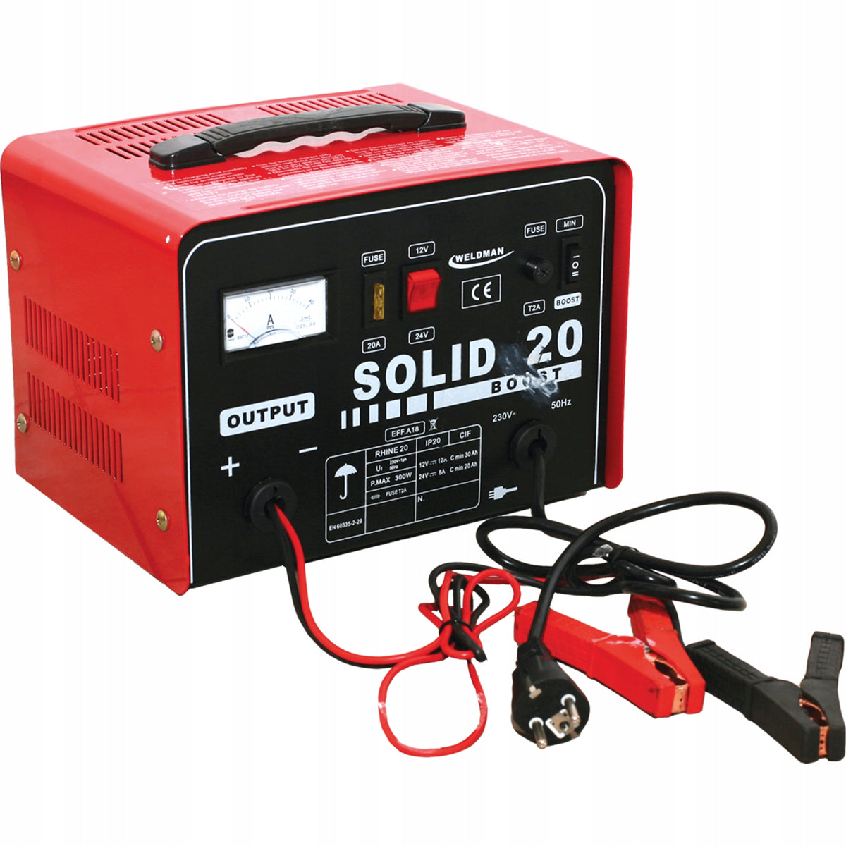 WELDMAN SOLID 20 CAR RECTIFIER 12/24V – BATTERY CHARGER