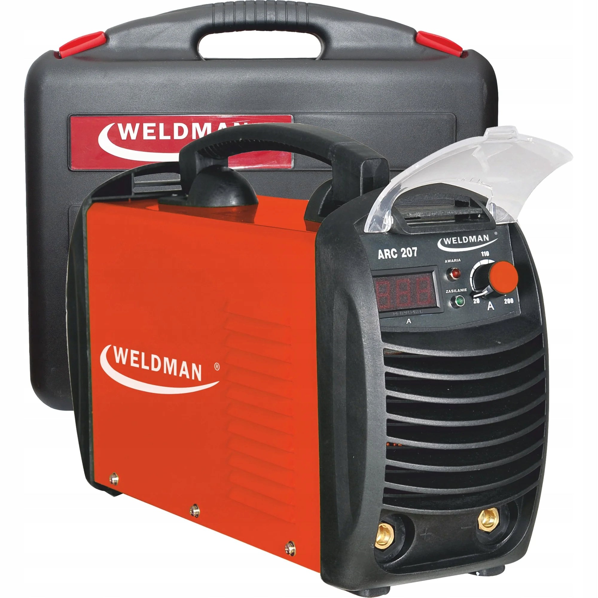Inverter-Schweißgerät Weldman ARC-207, 230 V, mit Akku und Ladegerät 