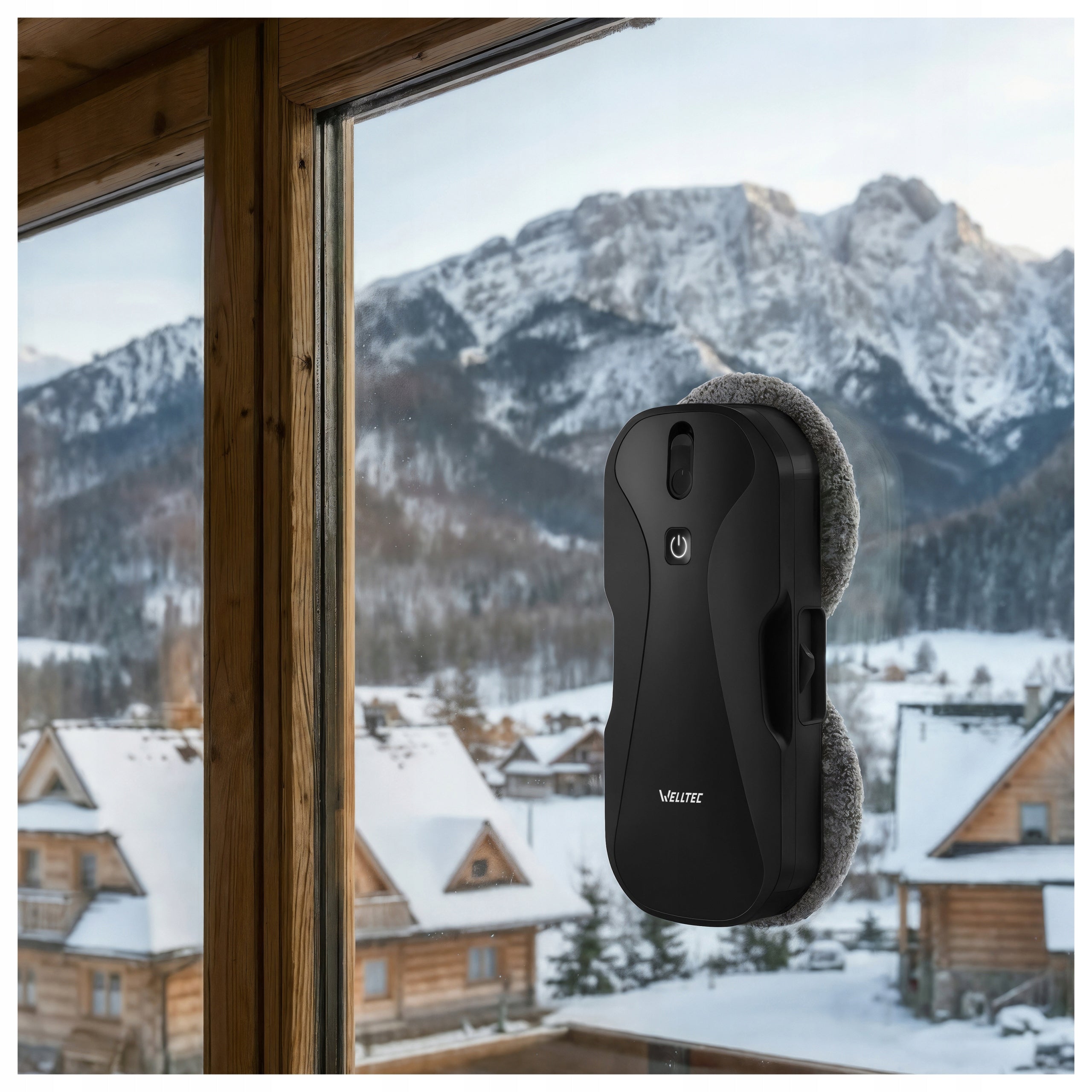 WELLTEC RX11 PRO - WINDOW CLEANER | 4000Pa | WiFi | REMOTE CONTROL + ACCESSORIES Dominant color black