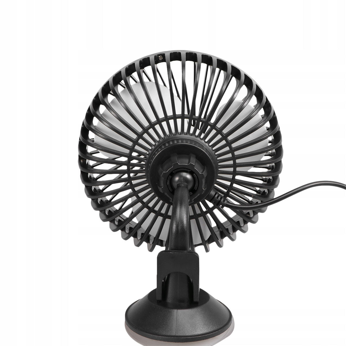 WENTYLATOR DO AUTA 12/24V CZARNY, MOCNY WIATR NA DESKĘ ROZDZIELCZĄ Model 5408508258774
