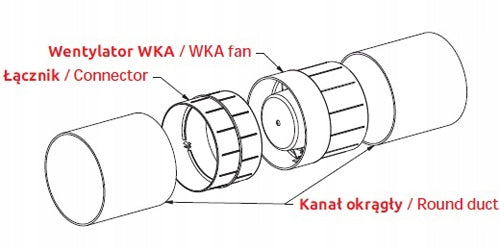 Impeller Awenta WKA 100T, 100 mm 