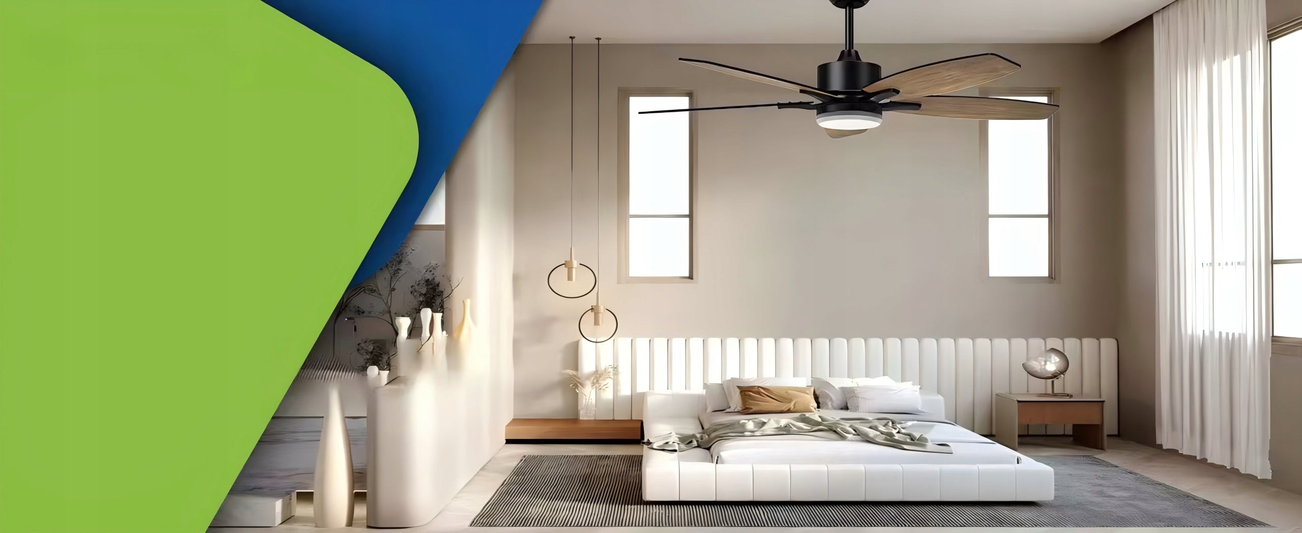 WENTYLATOR SUFITOWY LAMPA SUFITOWA 6 PRĘDKOŚCI 42" Z TIMER + PILOT Funkcje timer