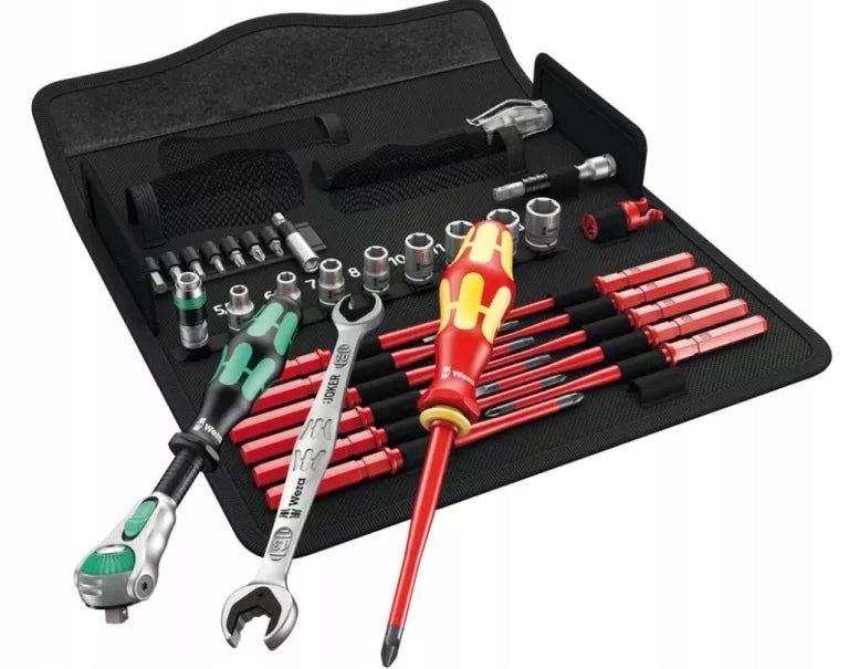 WERA KRAFTFORM COMPACT SET IN 1 SCREWDRIVERS, 1/4 INCH RATCHET Brand Wera