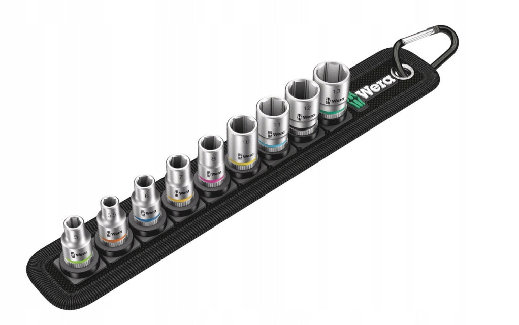 WERA SOCKET SET ZYKLOP 1/4'' 9PCS. 05003883001