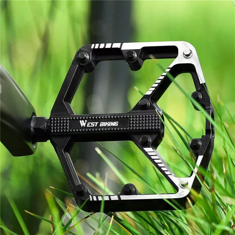 WEST BIKING MTB Pedals Ultra Lightweight Platform 9/16 Aluminum Anti-Slip Brand West Biking