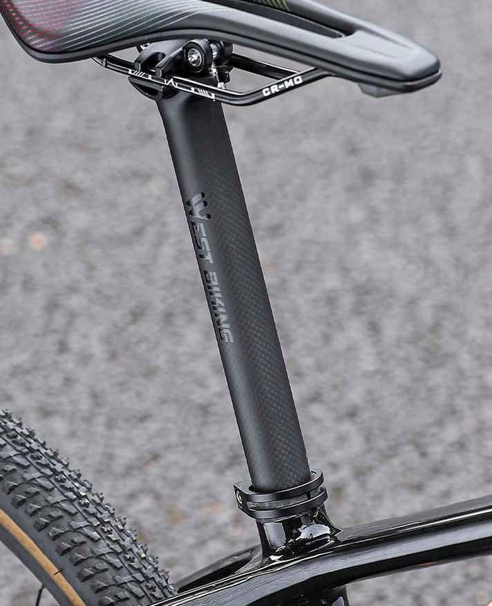 WESTBIKING Lightweight Carbon Saddle Bracket 27,2 / 400 mm / 238g Diameter 27.2 mm