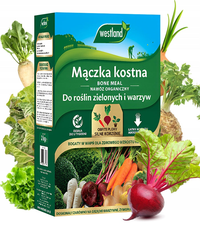 WESTLAND BONE MEAL ORGANIC FERTILIZER FOR GREEN VEGETABLE PLANTS 2KG Packaging status original