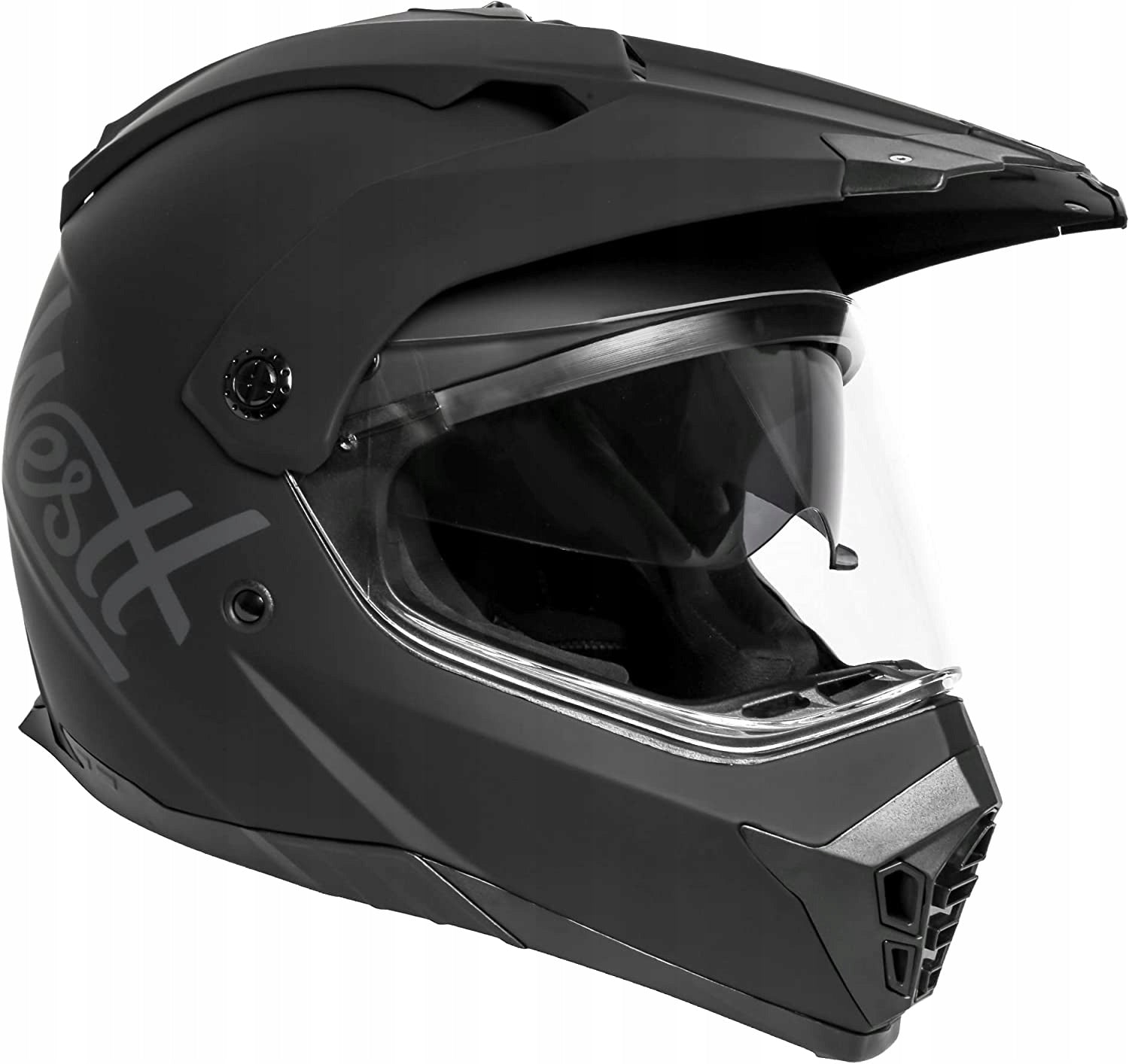 WESTT CROSS X MOTORCYCLE HELMET SIZE M BLACK Packaging status original