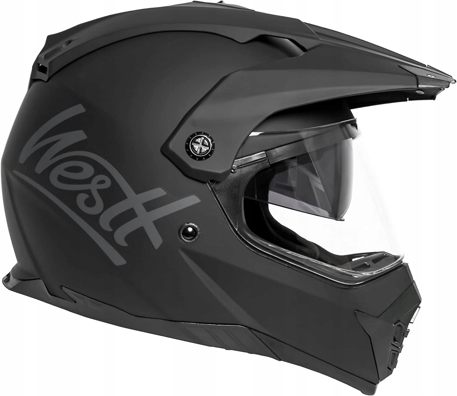 WESTT CROSS X MOTORCYCLE HELMET SIZE M BLACK