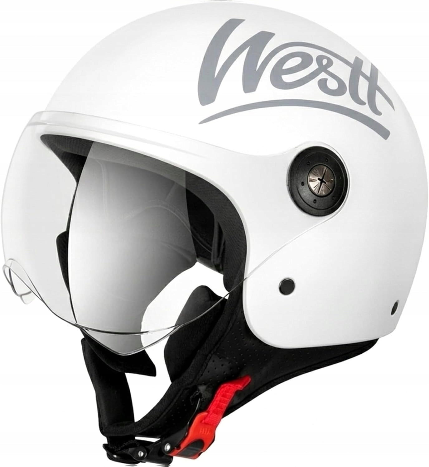 WESTT Classic Jet I Motorcycle Helmet with M-Certified Viewfinder