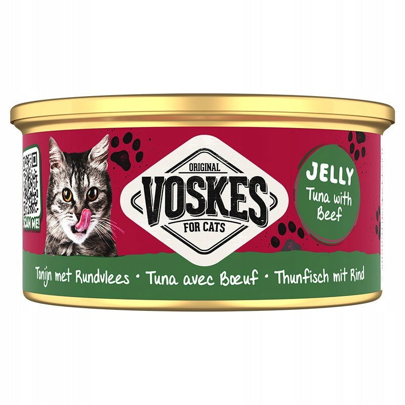 WET CAT FOOD TUNA WITH BEEF IN JELLY WONDERFUL COMPOSITION 85G