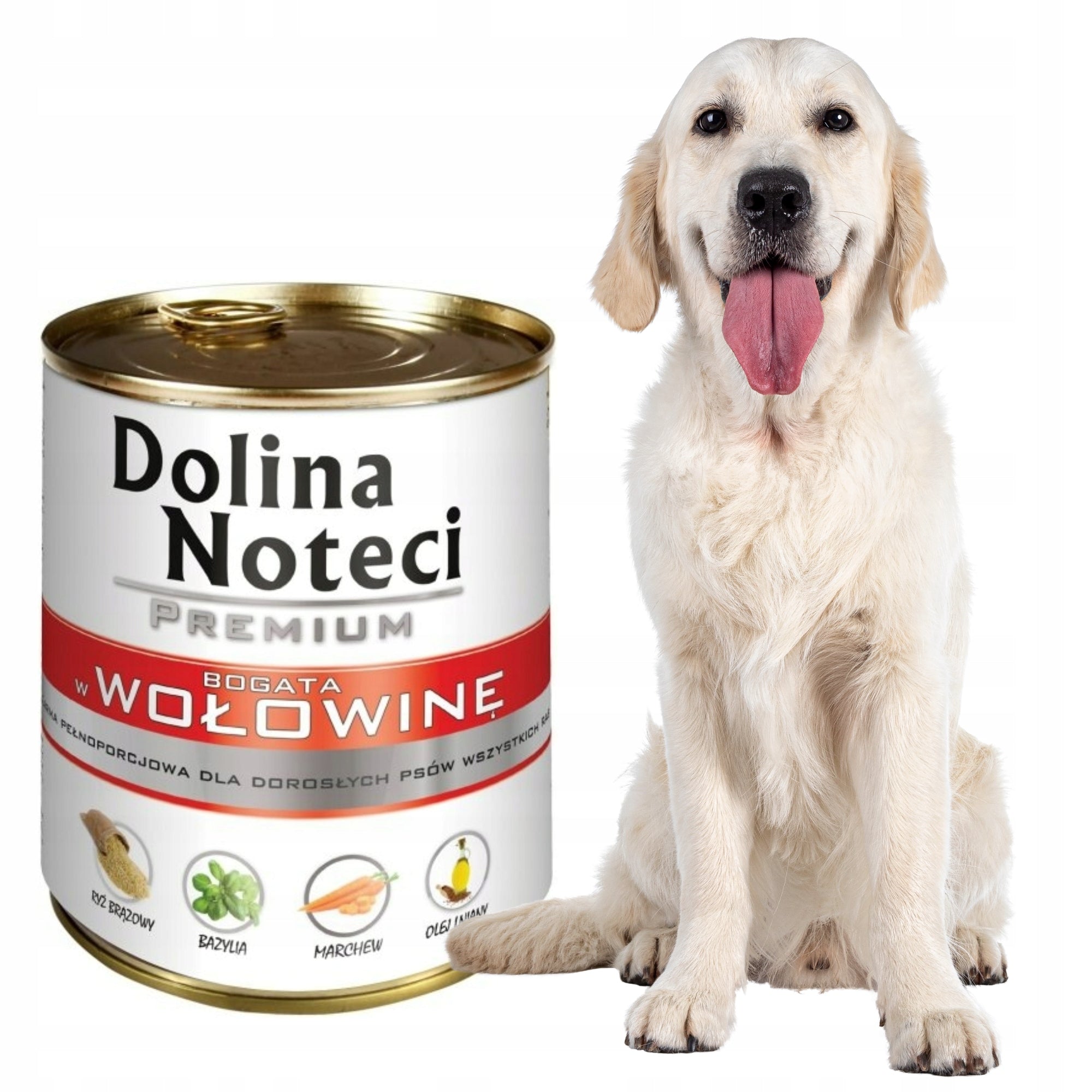 WET DOG FOOD Dolina Noteci Premium Beef Rich Can 400 g Brand Dolina Noteci