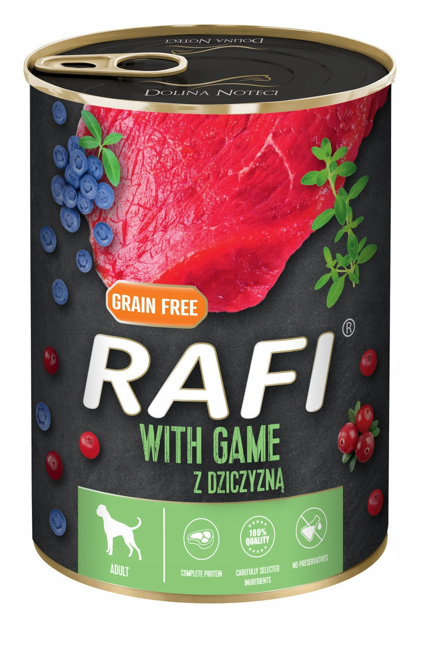 WET DOG FOOD RAFI x TUF TUF MIX SET 24 X 400G Manufacturer code EUROECO_ZESTAW_24X400_RTT