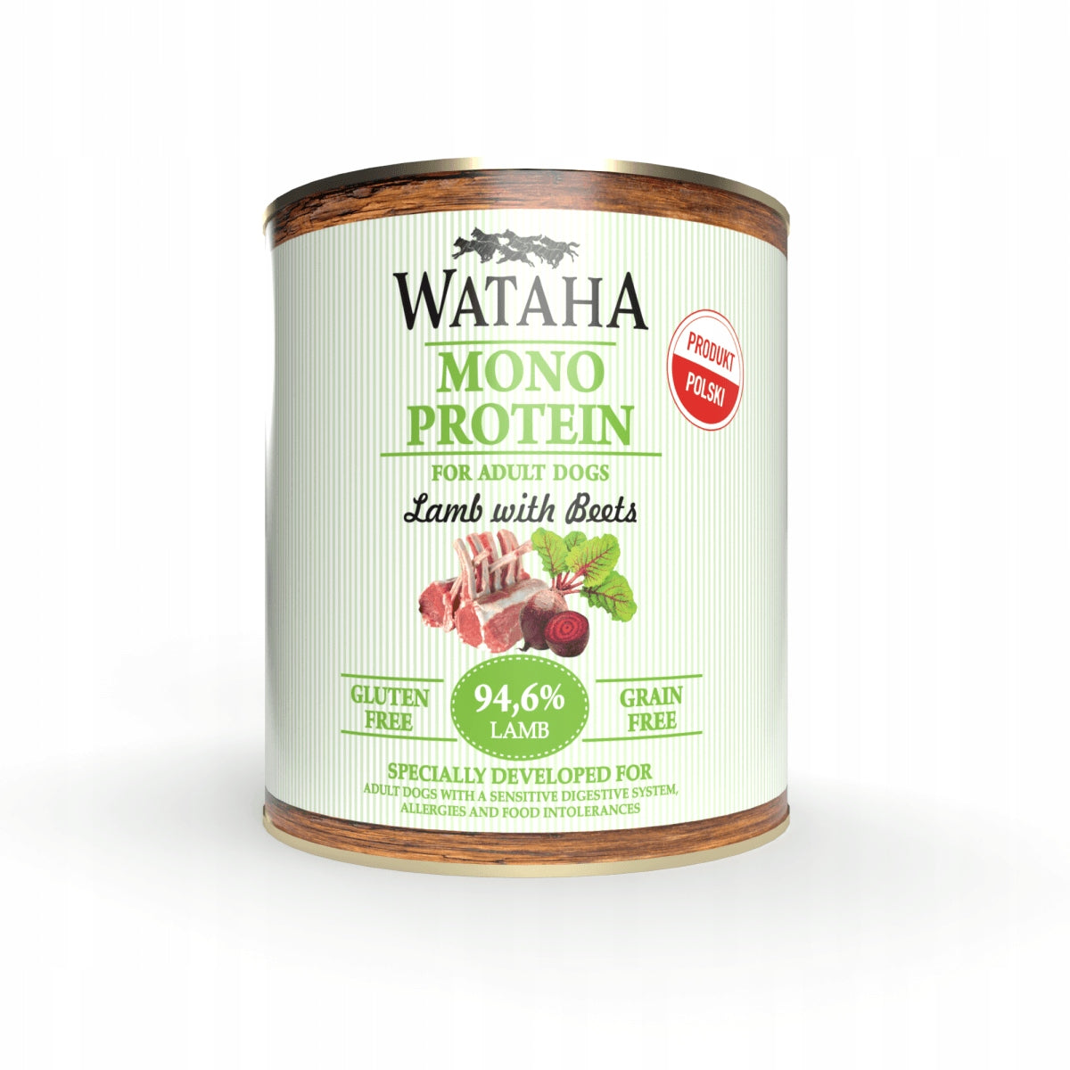 WET DOG FOOD WATAHA MONOPROTEIN LAMB WITH BEETS 800G