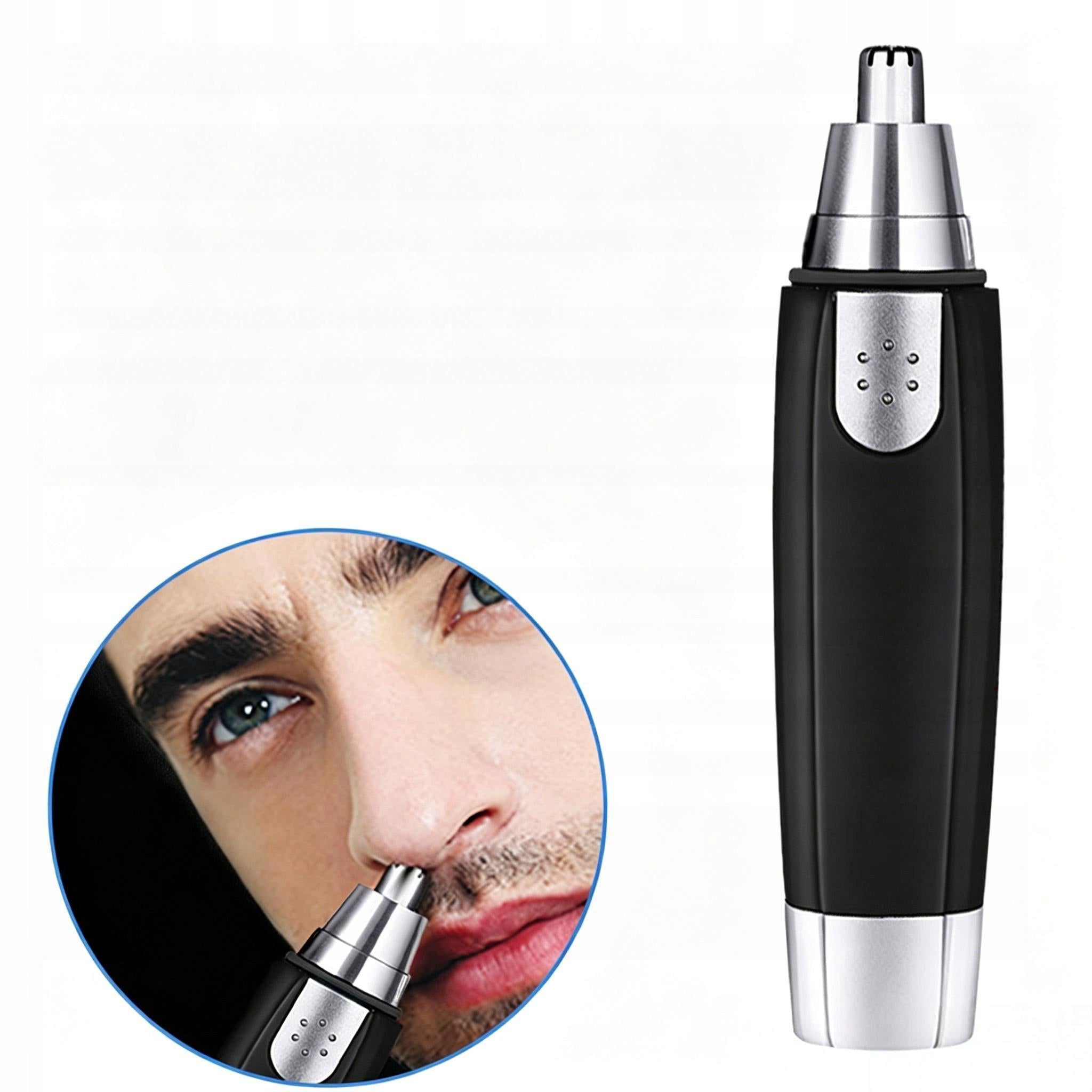 WET/DRY NOSE TRIMMER WASHABLE NOSE HAIR TRIMMER