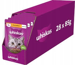 WET FOOD WHISKAS WITH CHICKEN PACK 28*85G