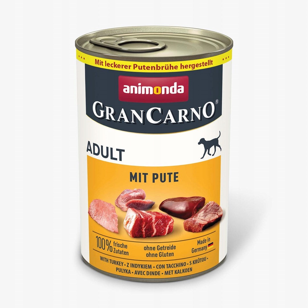 WET FOOD for dogs ANIMONDA Grancarno Adult mix flavors 400g 5+1 FREEBIE Brand Animonda
