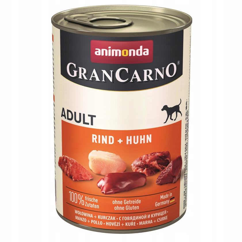 WET FOOD for dogs ANIMONDA Grancarno Adult mix flavors 400g 5+1 FREEBIE Manufacturer code 4017721829410