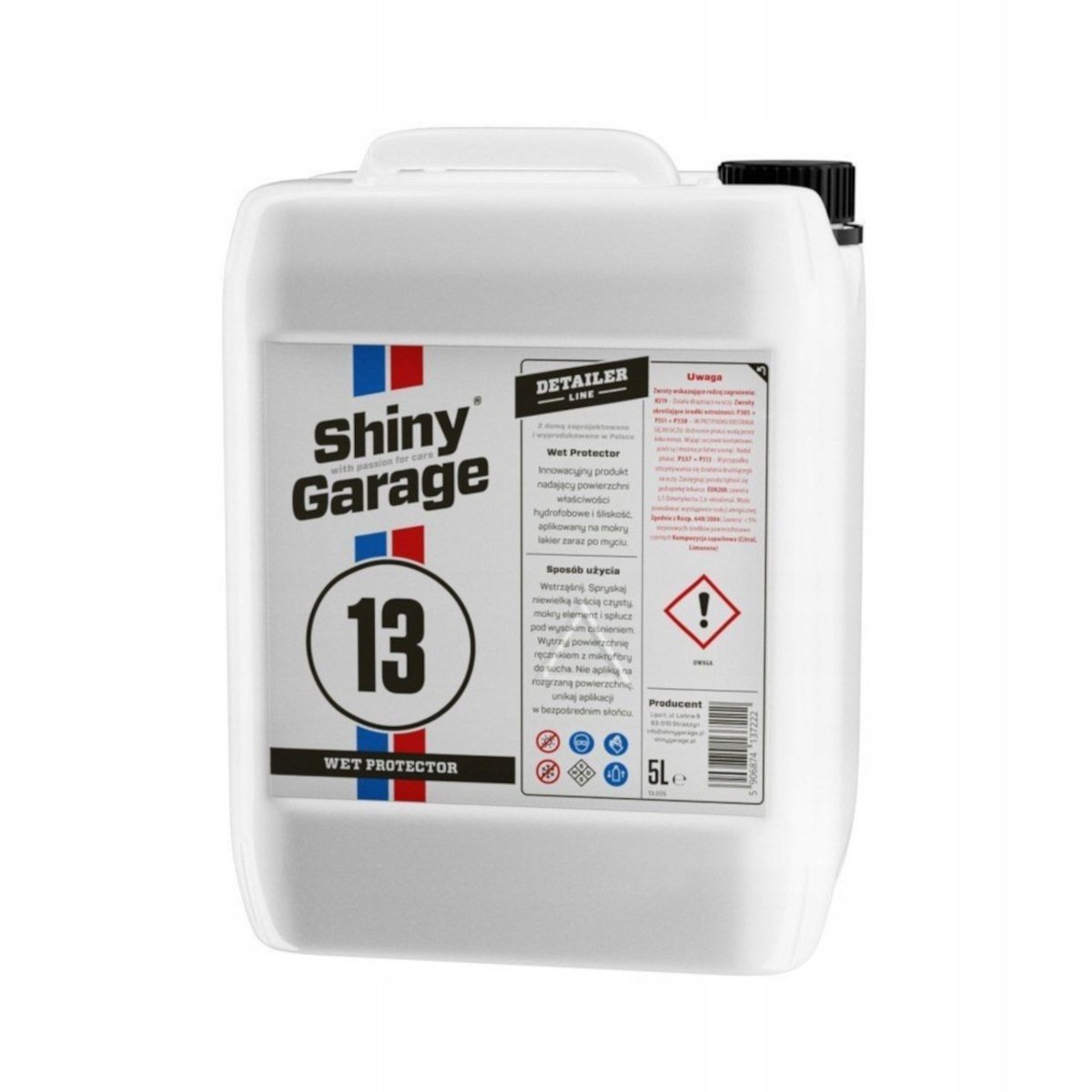 WET PROTECTOR 5L HYDROPHOBIC PROTECTIVE COATING /SHINY GARAGE/