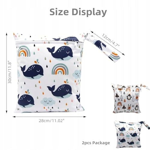 WET WATERPROOF KINDERGARTEN BAGS 2 PIECES FOR CHILDREN Manufacturer code Bez marki