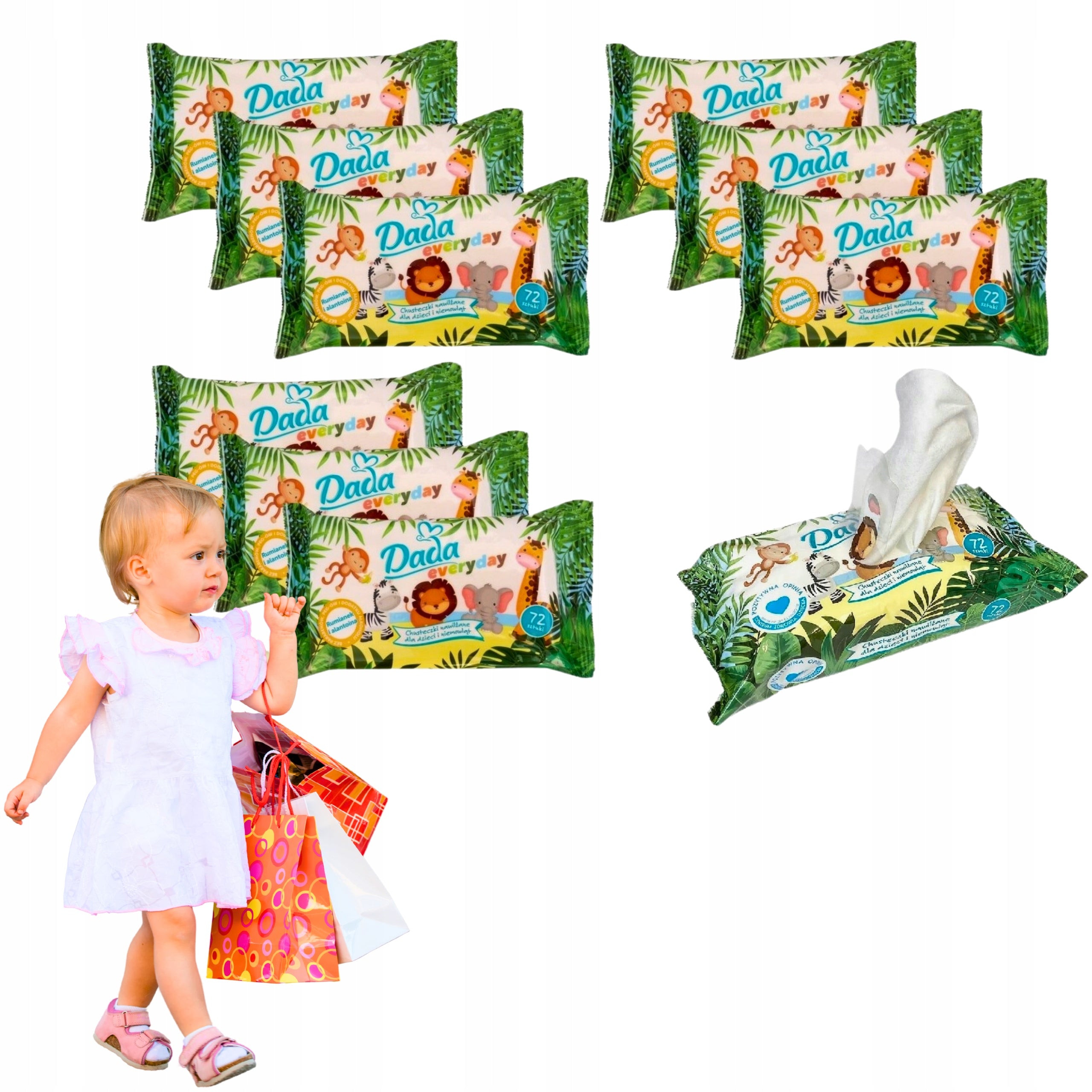 WET WIPES DADA WET SET 10x72 MEGA PAKA 720pcs +EBOOK FREEBIE Packaging status original