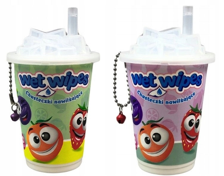 WET WIPES IN CAN SHAKE FRUIT TOURIST PACKAGING WET WIPES