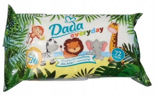 WET WIPES for children DADA Everyday 14 x 72 pieces Brand Dada