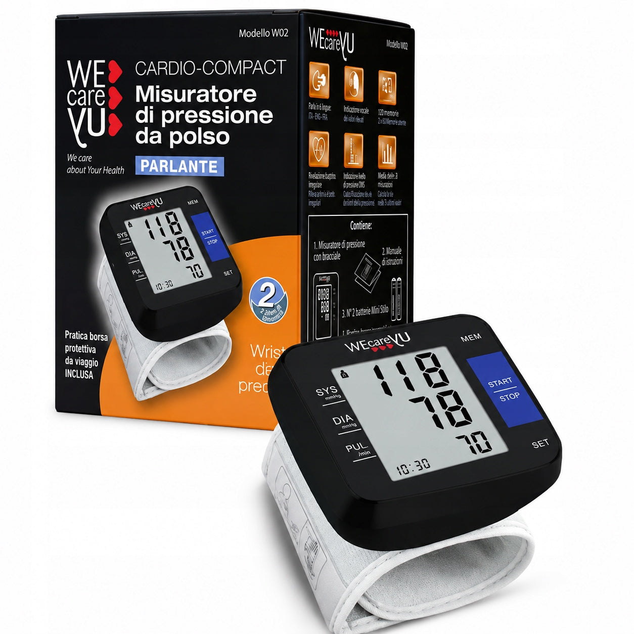 WEcareYU wrist blood pressure monitor