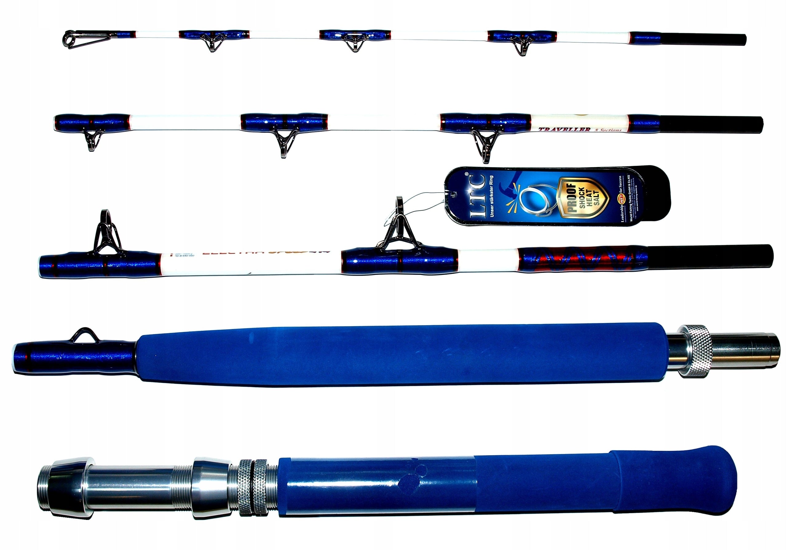 WFT ELECTRA Speed JIG 2.0m, 400-2000g, TRAVEL 5-piece