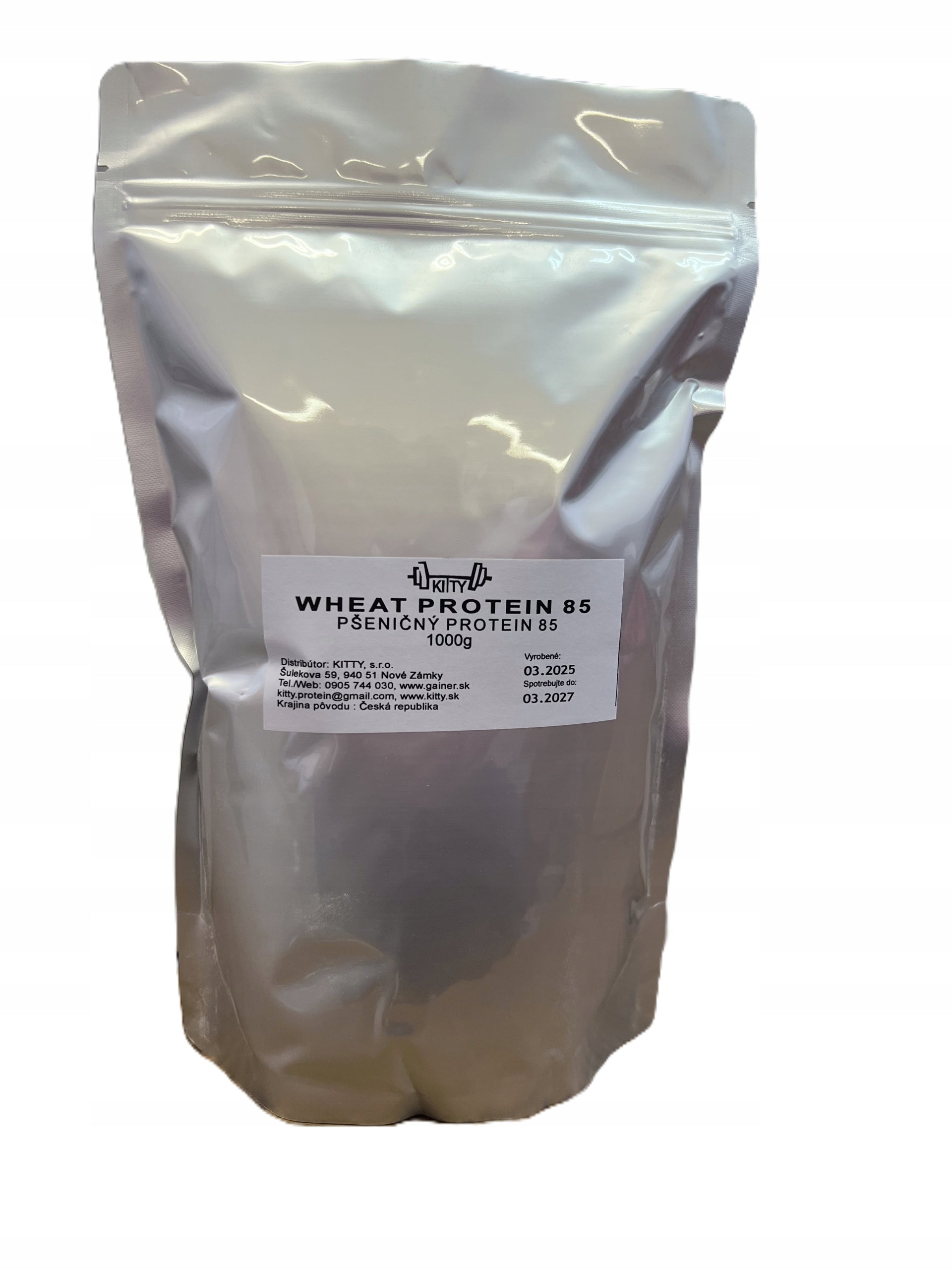 WHEAT PROTEIN 85 - 1000g. Pšeničný proteín