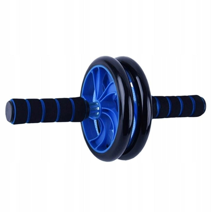 WHEEL ABDOMINAL MUSCLE TRAINING ROLLER CROSSFIT BLUE