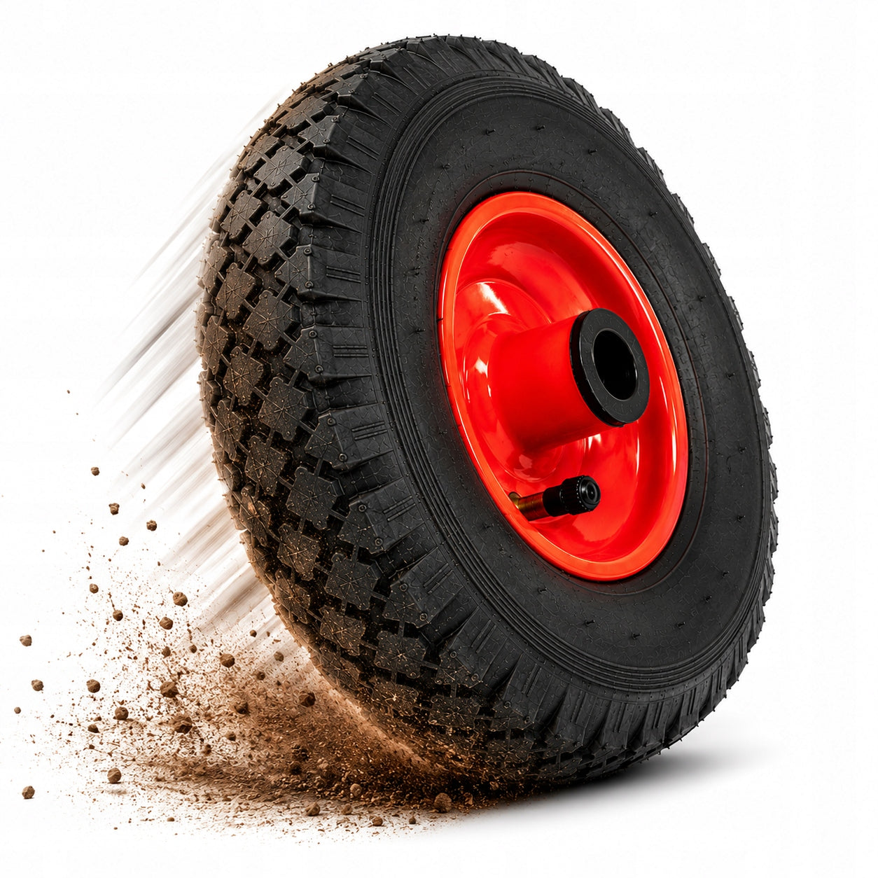 WHEEL CIRCLE fi20 FOR WHEELBARROW TROLLEY STRONG 3,00/4 WITH INNER TUBE PUMPED 4 CANVAS Packaging status original